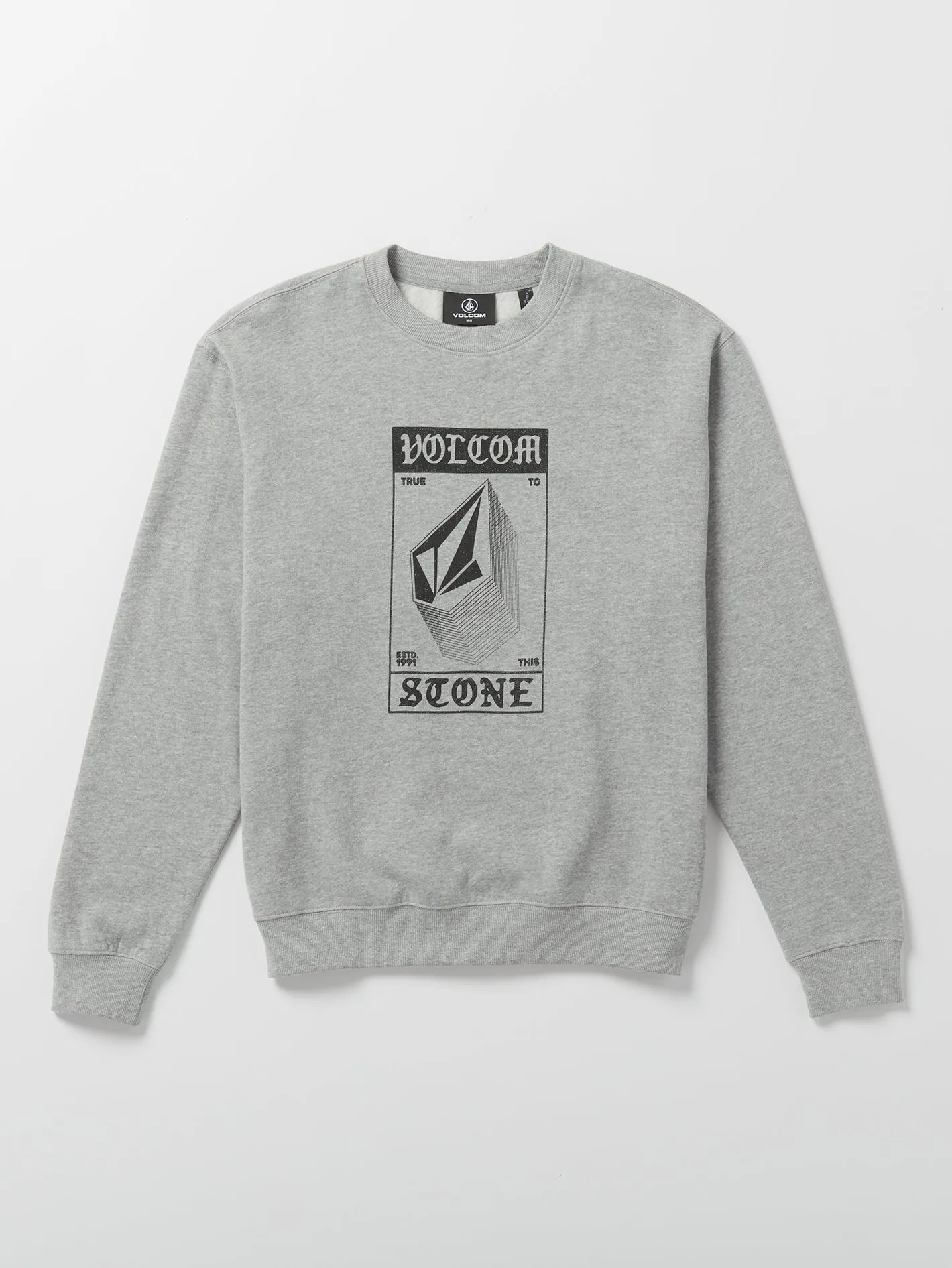 Watanite Crew Pullover Sweatshirt - Heather Grey