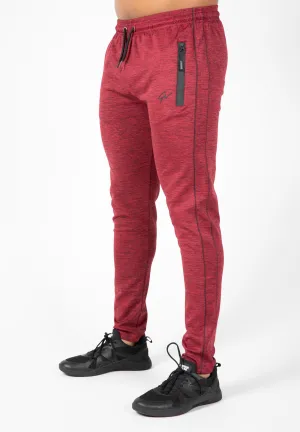 Wenden Track Pants - Burgundy Red