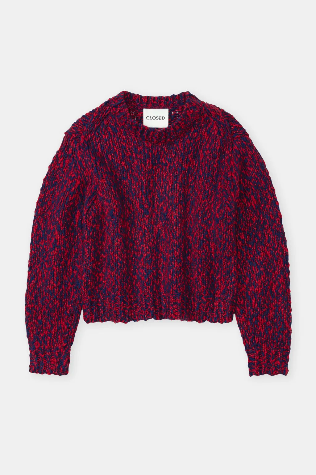 Wool Blended Jumper - Chili Pepper Red