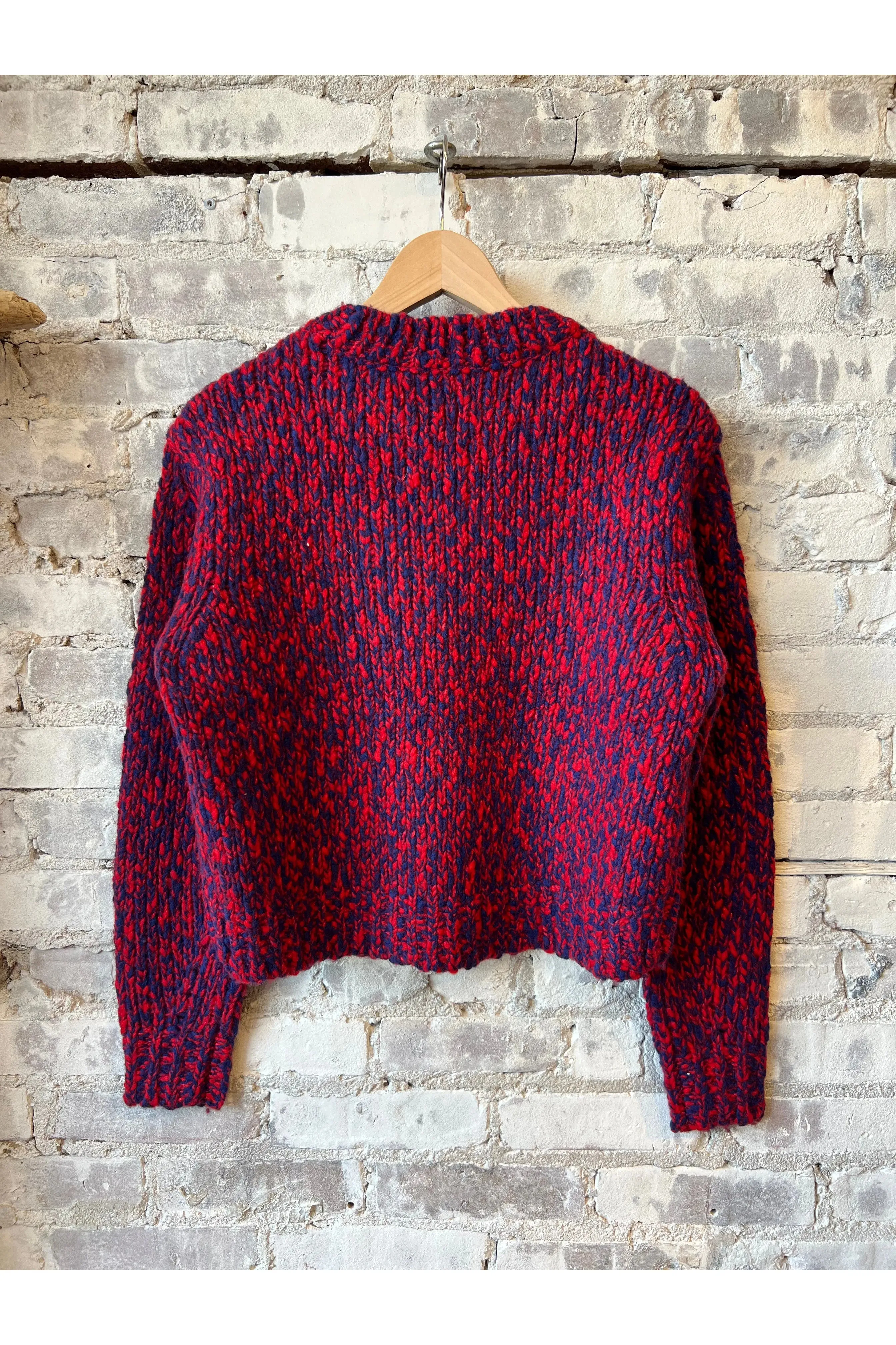 Wool Blended Jumper - Chili Pepper Red